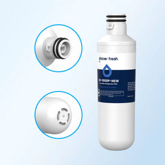 Glacier Fresh GF-1000P Compatible with LT1000P Refrigerator Water Filter, 3-Pack