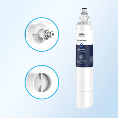 Glacier Fresh Compatible with GE Refrigerator Water Filter RPWFE, RPWF (with CHIP)