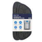 Glacier Fresh Refrigerator Water Drip Tray Cache For Fridge Water Dispenser From Water Splatter and Spills, 2-Pack