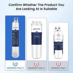 Glacierfresh Replacement for 4396841,  Filter 3, EDR3RXD1, 4396710, 46-9083, 46-9030, Refrigerator Water Filter