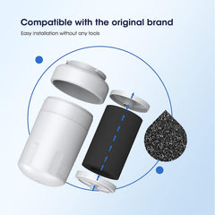 Glacier Fresh Replacement for GWF Refrigerator Water Filter, GE® MWF Water Filter