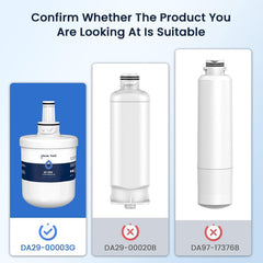 Glacier Fresh Replacement for DA29-00003G, HAFCU1 Refrigerator Water Filter
