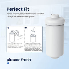 Glacier Fresh PF-2 Fluoride Reduction Water Filter