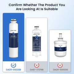 DA29-00020B, DA29-00020A Replacement Refrigerator Water Filter by Glacier Fresh, 3-Pack