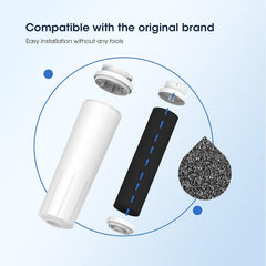 Kenmore 9084, 46-9084 Refrigerator Water Filter Replacement by Glacier Fresh, 3-Pack