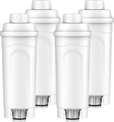 Glacier Fresh Coffee Filter Water Filter Compatible with DeLonghi DLSC002 4-Pack