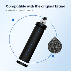 Glacier Fresh Black Elements & Fluoride Filters BB9-2 Black Purification and PF-2 Fluoride Reduction Water Filter
