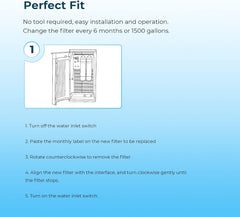 Avalon Water Cooler Filters Replacement A4 Filter and A5 Filter made by Glacier Fresh