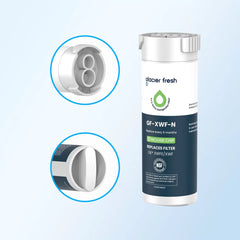 Glacier Fresh Compatible with GE XWFE Refrigerator Water Filter(with chip)