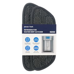 Glacier Fresh Refrigerator Water Drip Tray Cache For Fridge Water Dispenser From Water Splatter and Spills, 2-Pack