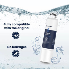 Glacier Fresh GF-20B Compatible with DA29-00020B, HAF-CIN Refrigerator Water Filter, 3-Pack
