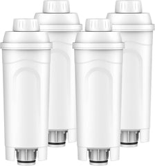 Glacier Fresh Coffee Filter Water Filter Compatible with DeLonghi DLSC002 4-Pack