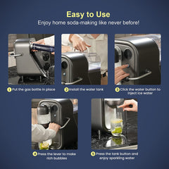 Carbonated Sparkling Water Machine Maker Made by Glacier Fresh